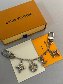 Louis Vuitton LV letter floral bag pendant chain keychain-3641  